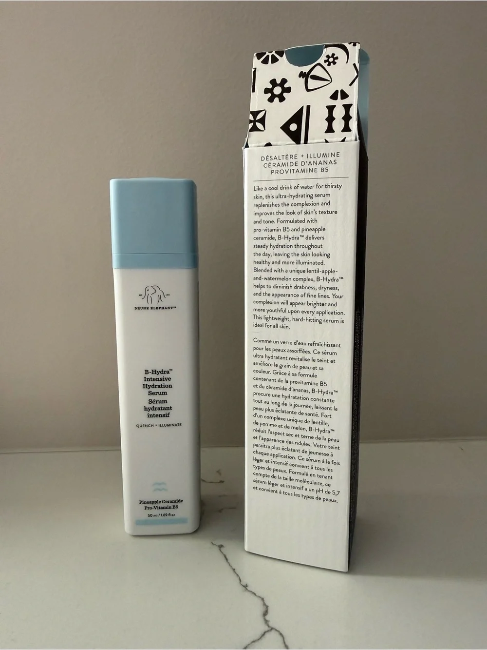 Drunk Elephant B-Hydra Intensive Hydration Serum — Light Blue